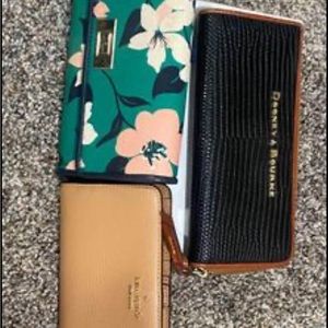 3 wallets for price of 1! 2 Dooney 1 Kate